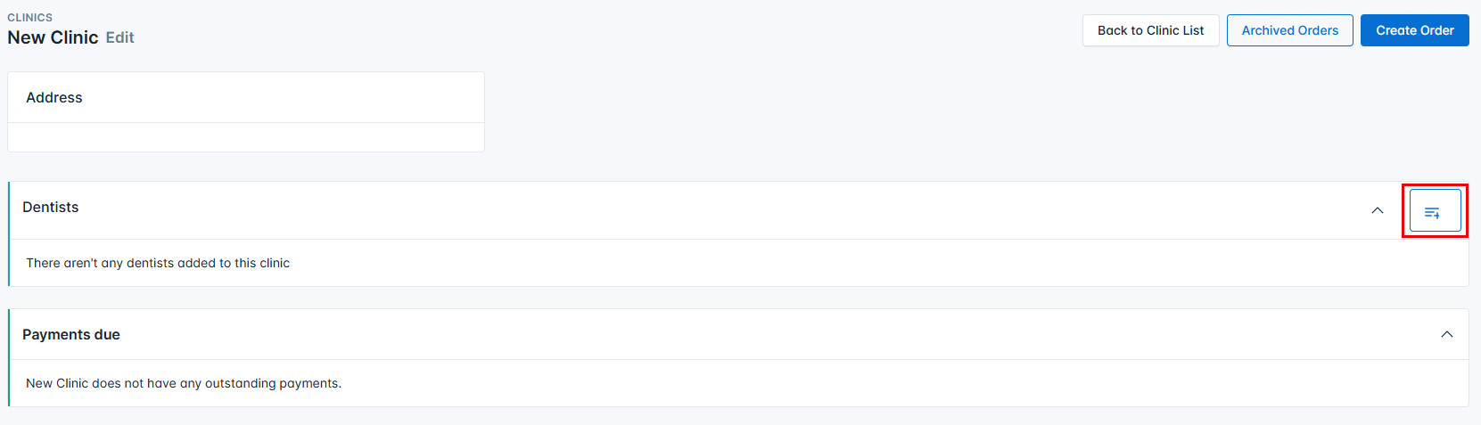 Adding doctors to the clinic